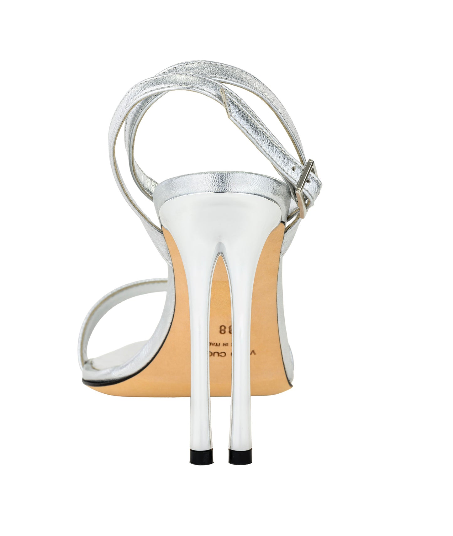 Silver star open-toe sandals
